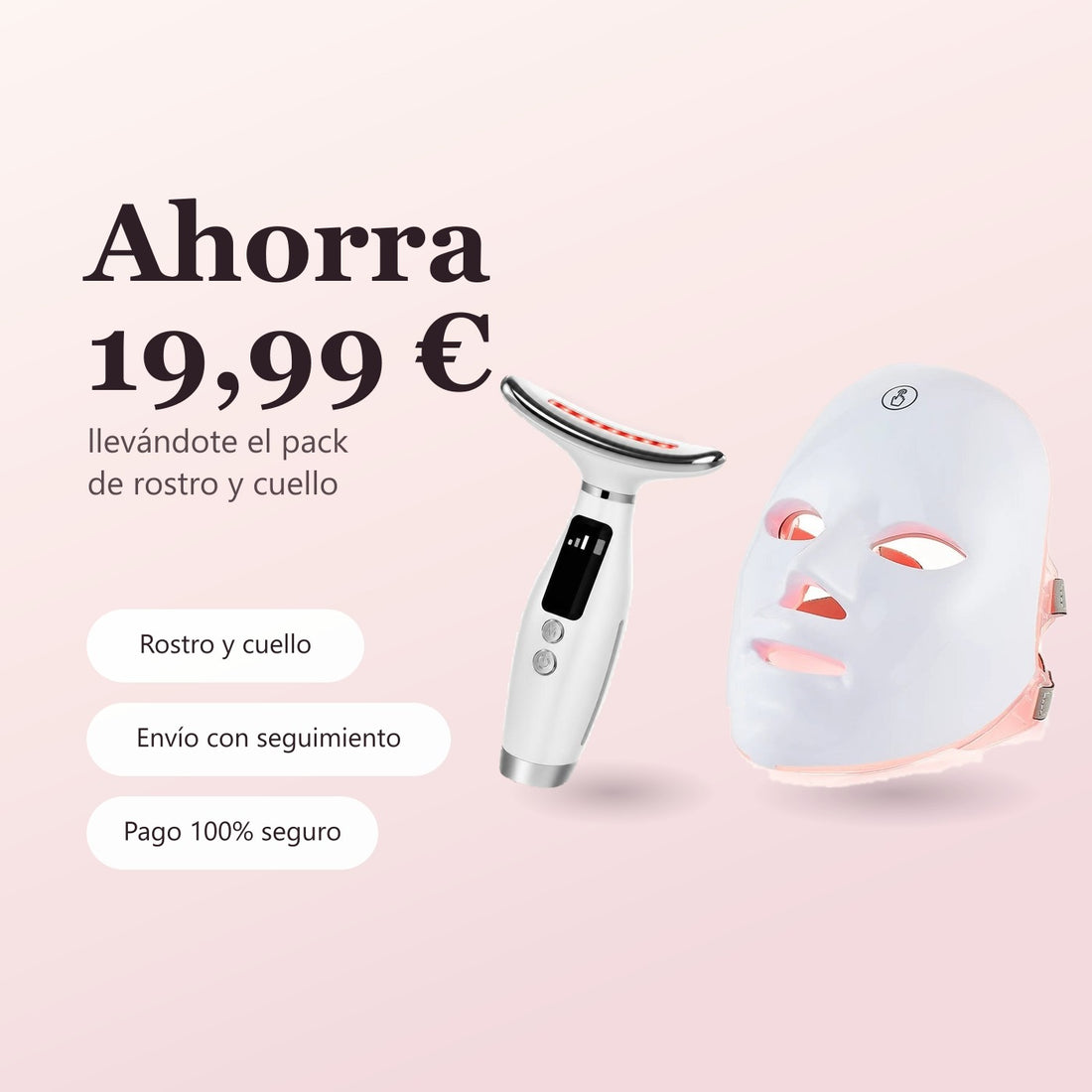 Ahorra 19,99 euros llevándote el pack de rostro y cuello